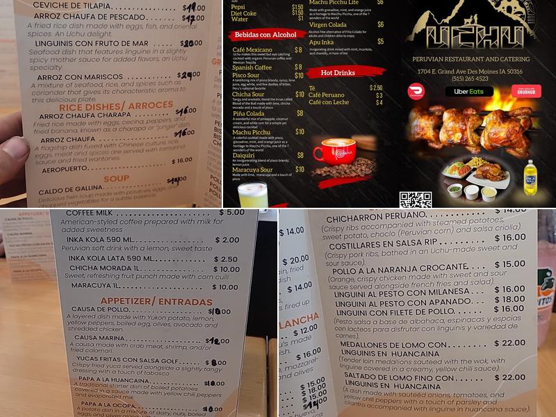 Uchu Restaurant And Catering Menu