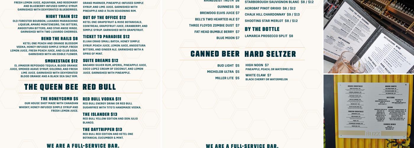 Beeline - Newport on the Levee Menu