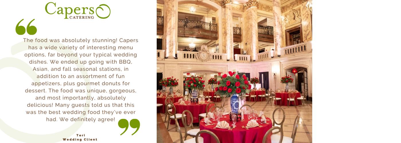 Capers Catering Menu