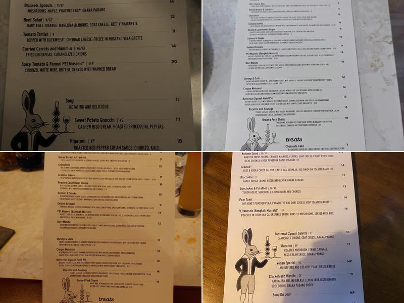 Emerald Lounge Menu