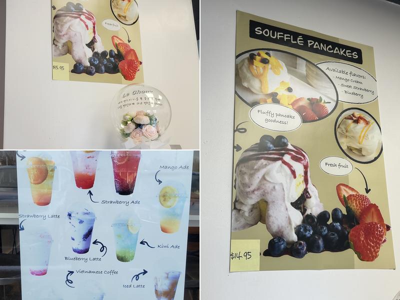 Le Choux Menu