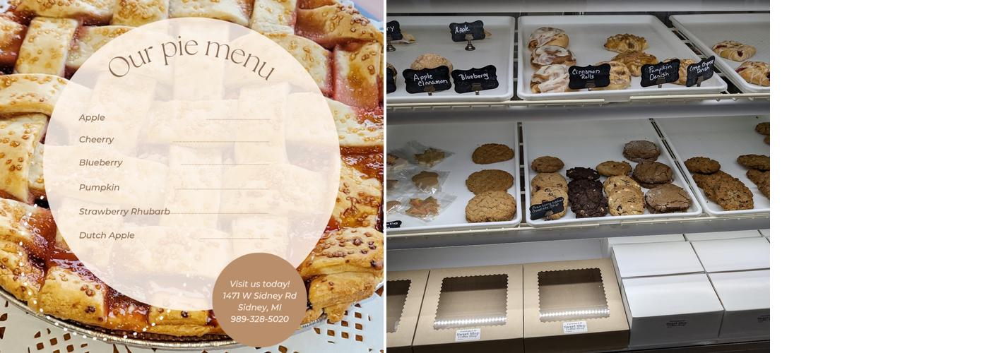 Sweet Stop Coffee Shop Menu