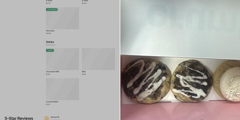 Crumbl Cookies - Eden Prairie Menu