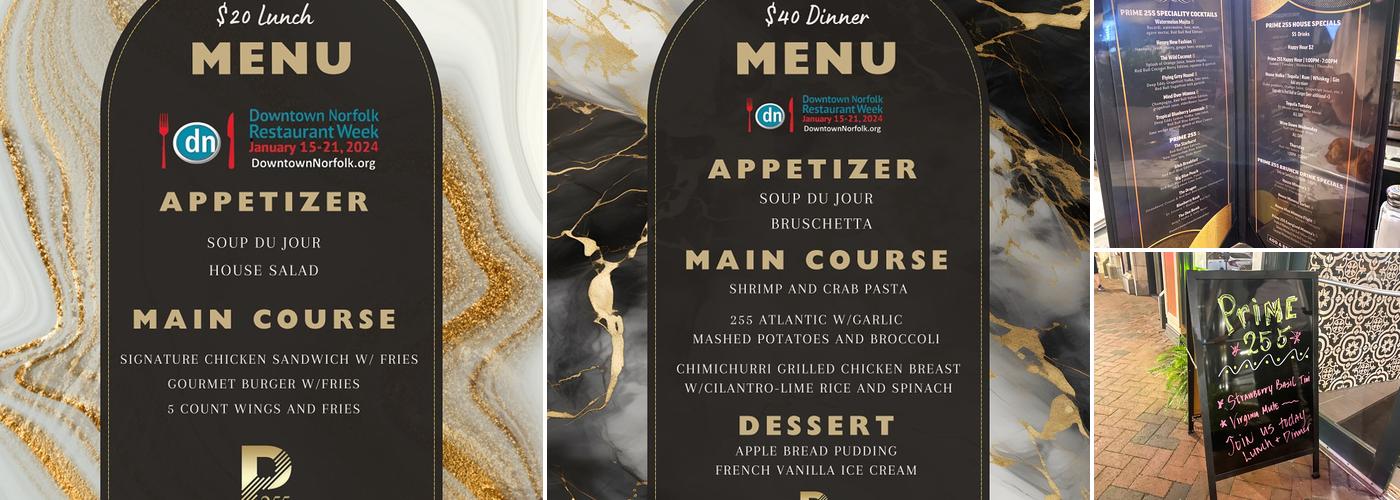 Prime 255 On Granby Menu