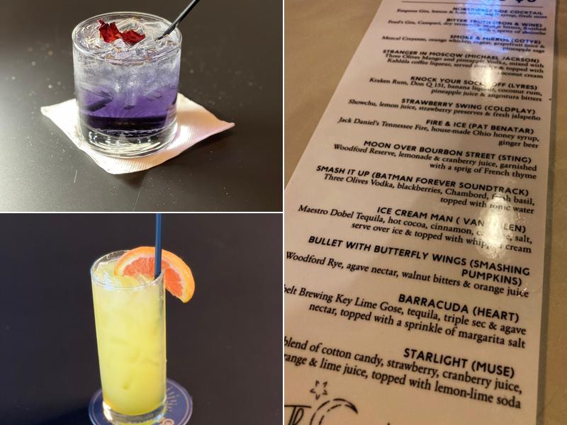 The Crescent Lounge Menu