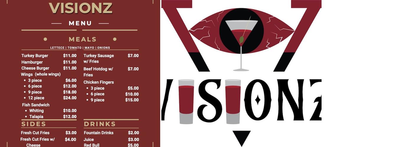 Visionz Menu