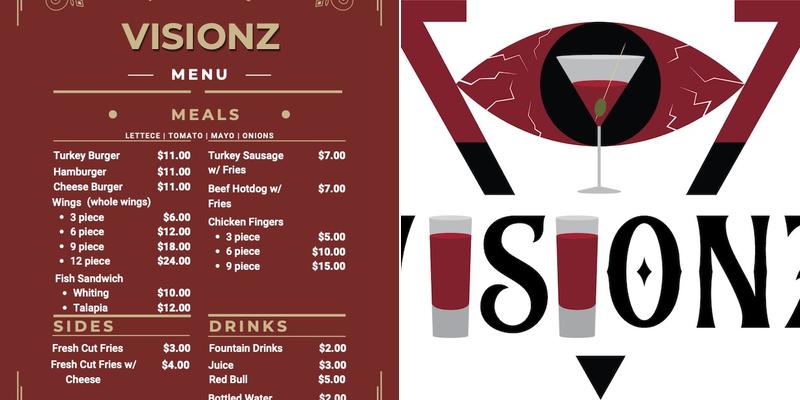 Visionz Menu