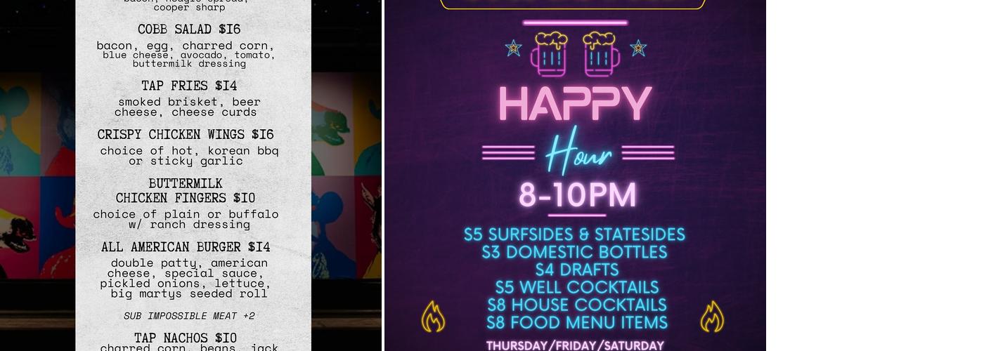 Good Bad & Ugly Menu