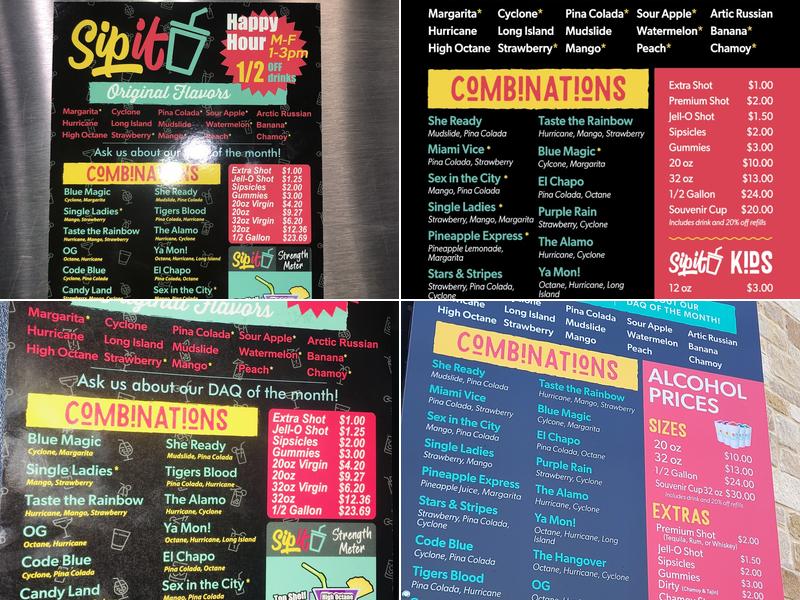 SipIT Menu
