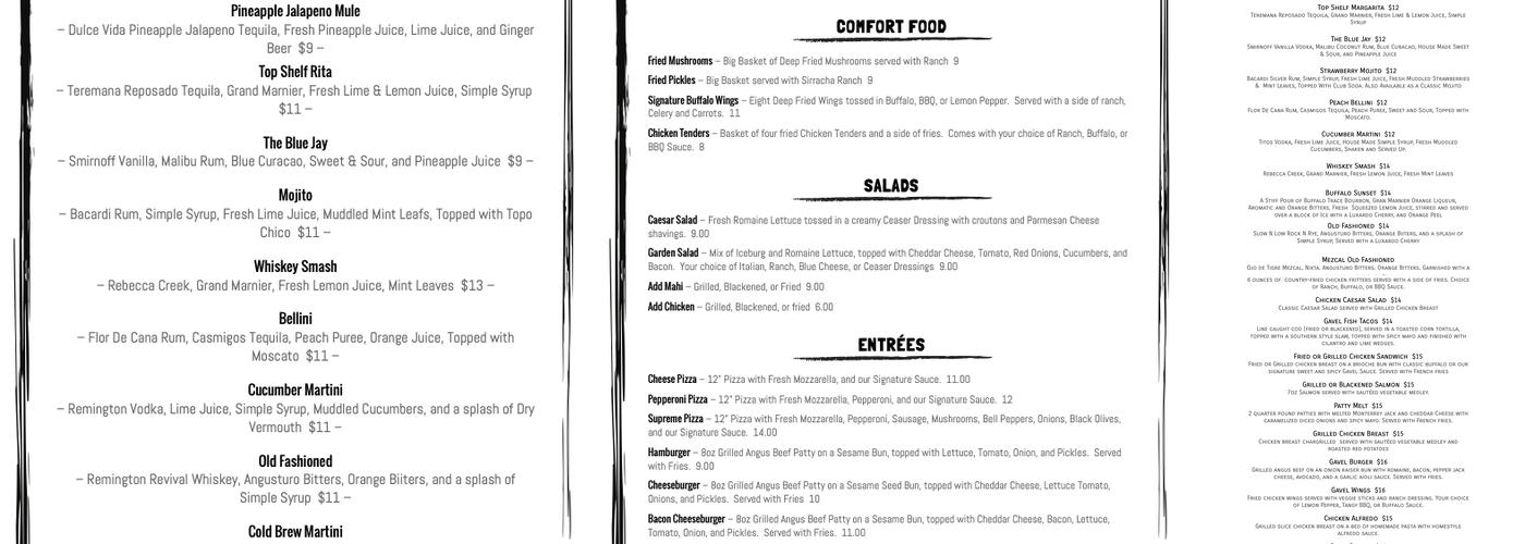 The Gavel Menu