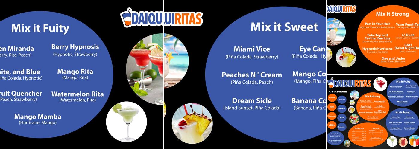 Daiquiritas Menu