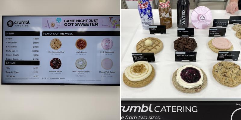 Crumbl - Johnson City Menu