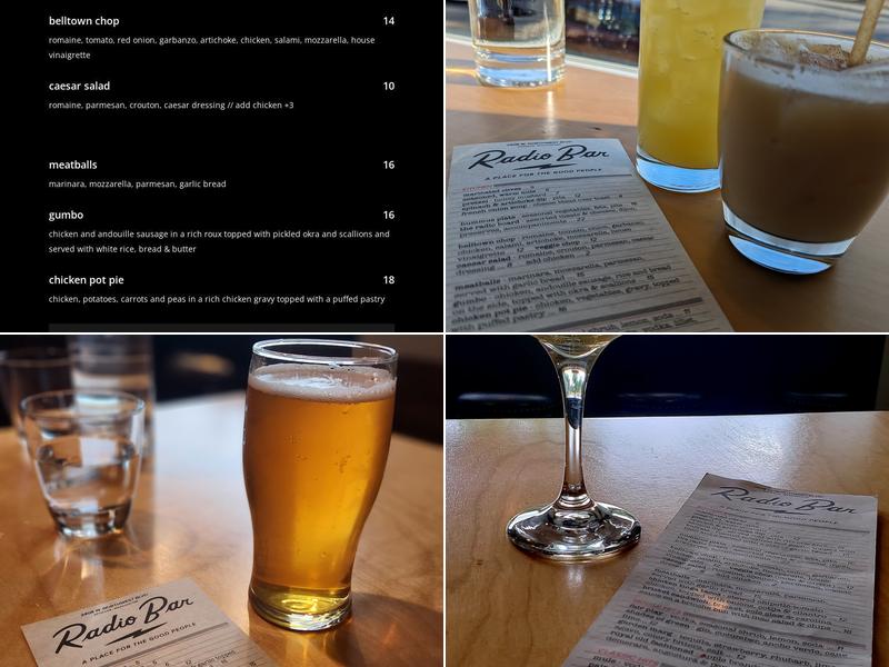 Radio Bar Spokane Menu