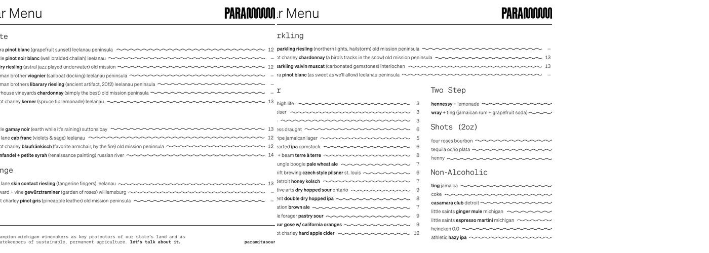 Paramita Sound Menu