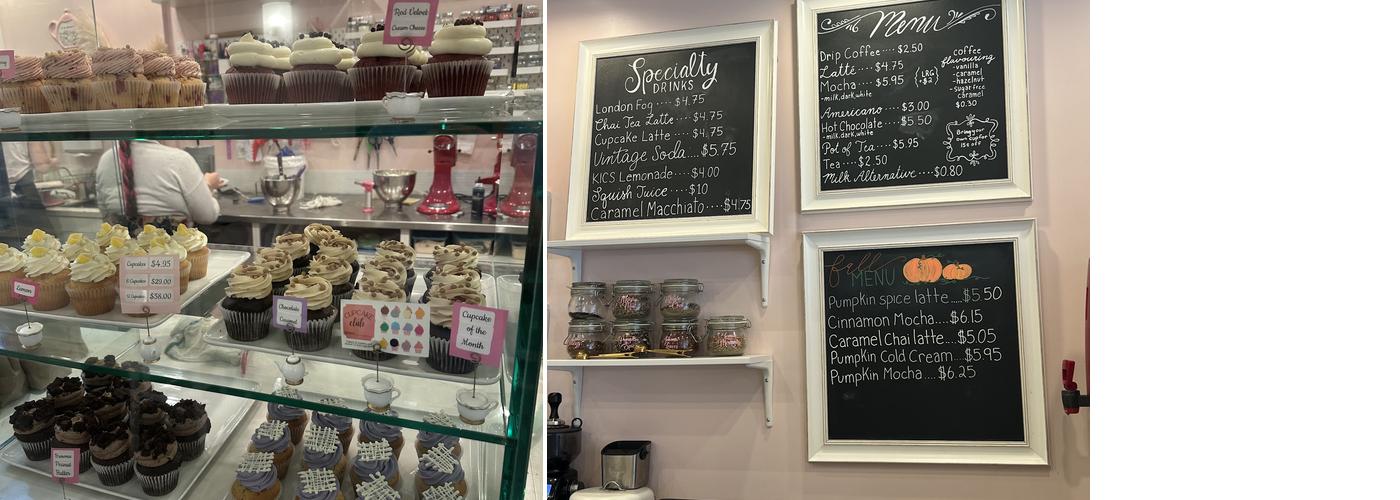 Cassandra Cake Co Menu