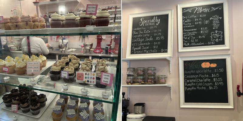 Cassandra Cake Co Menu