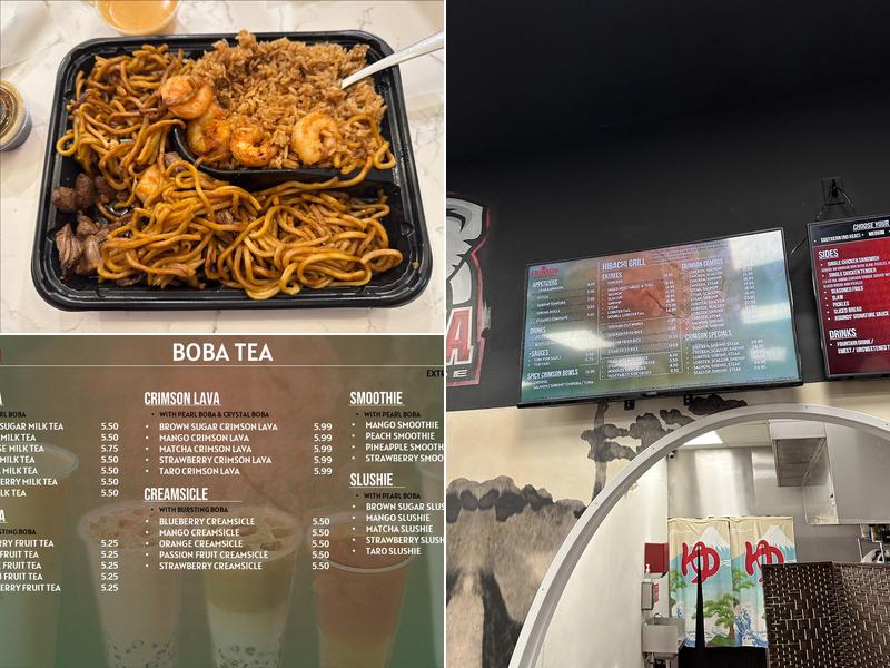 Crimson Japanese Grill Menu