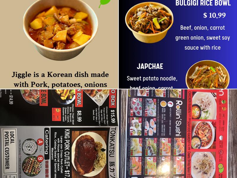 Rollin Ramen Menu