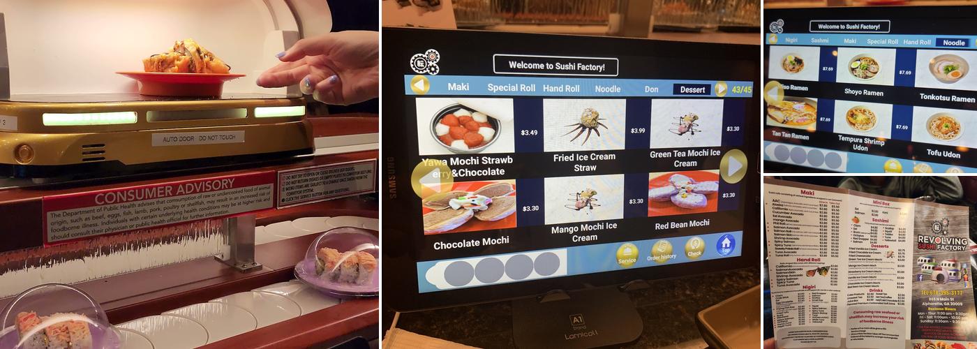 Revolving Sushi Factory Menu