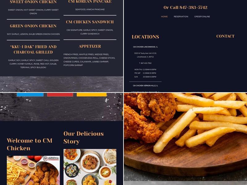 CM Chicken & Boba(CM Chicken/CM 치킨 버논힐) Menu