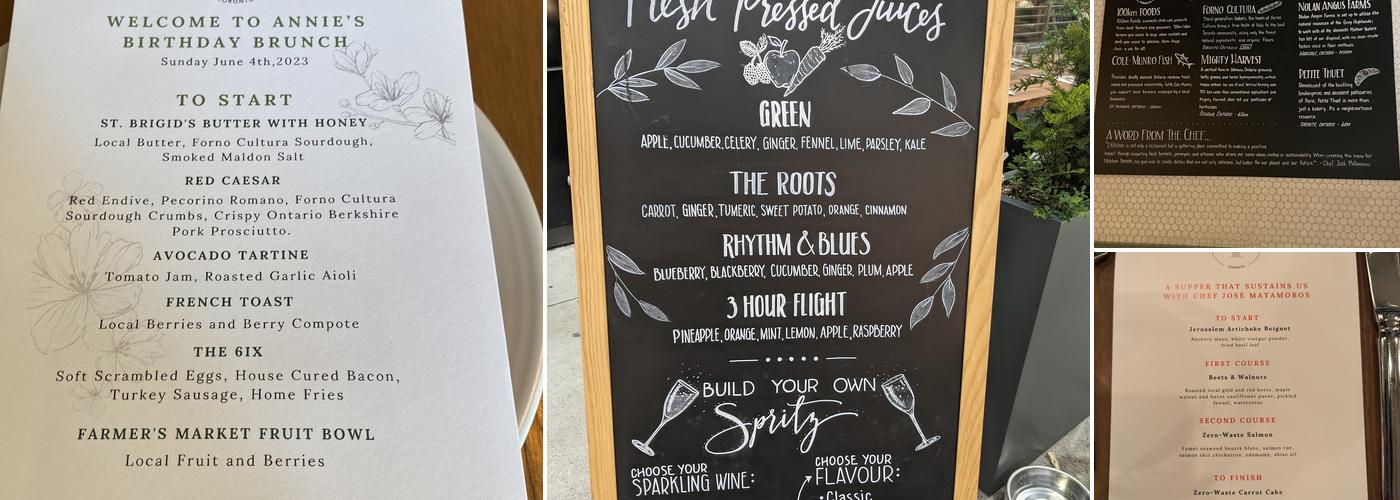 1 Kitchen Menu