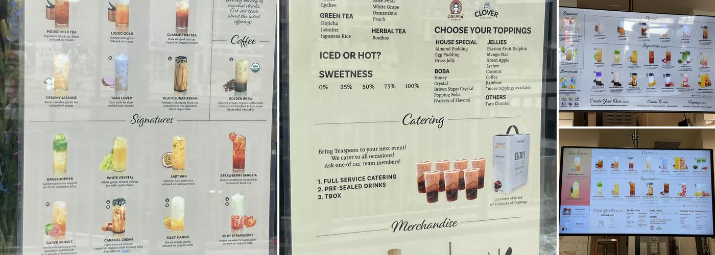 Teaspoon Menu