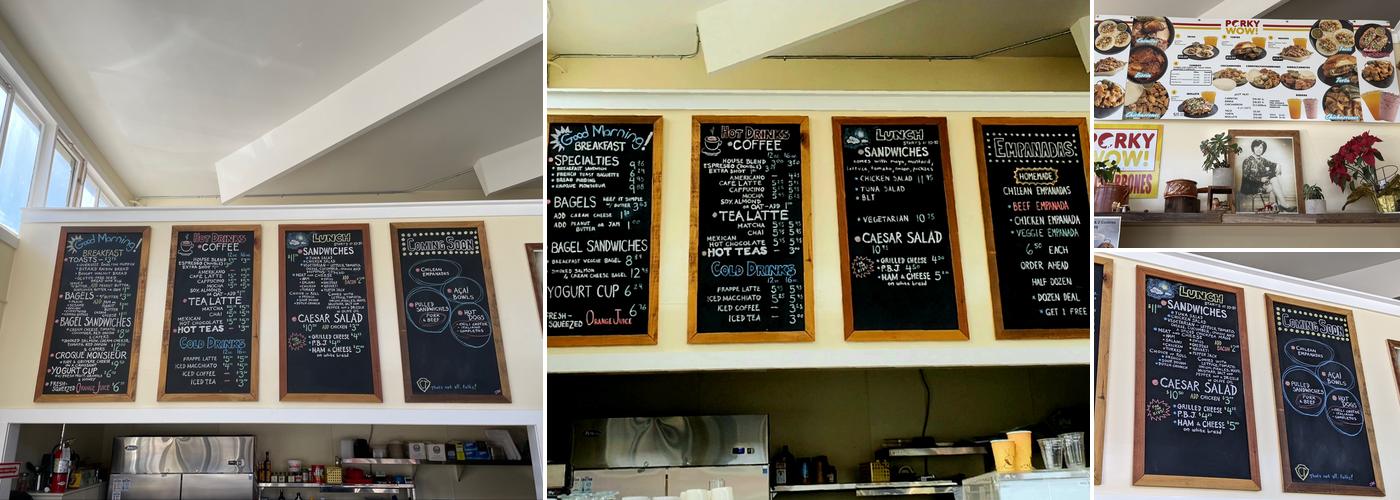 Tabita’s Cafe Menu