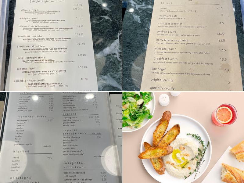 In-sīt Coffee - Costa Mesa Menu