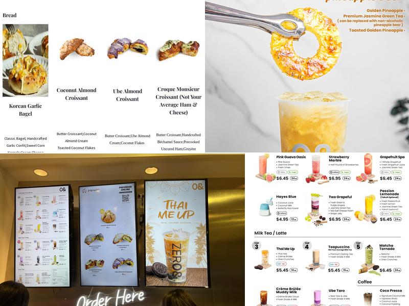 ZERO& Stoneridge Menu