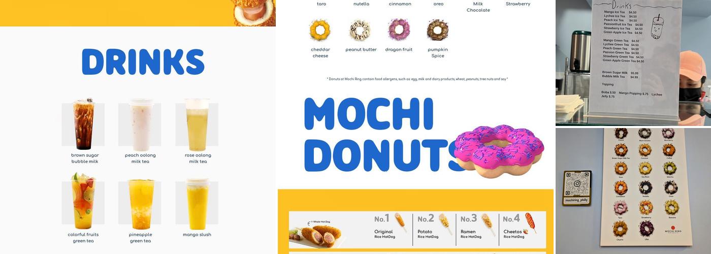 Mochi Ring Donut Menu