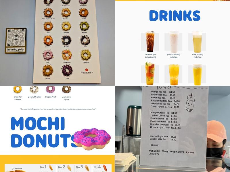 Mochi Ring Donut Menu