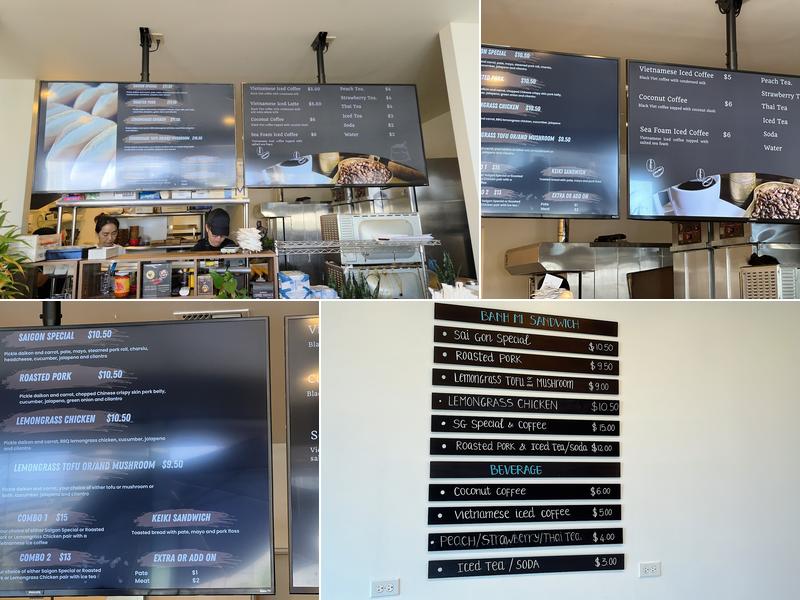 Le’s Banh Mi Menu
