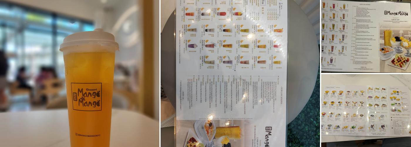 Mango Mango Dessert Menu