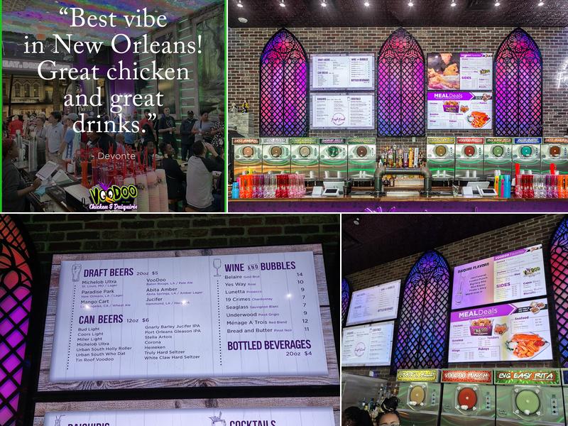 Voodoo Chicken & Daiquiris Menu