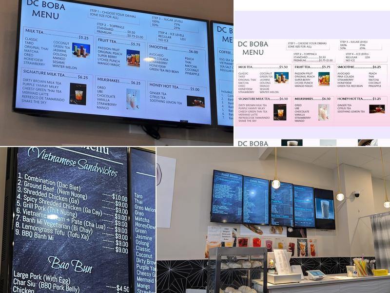 DC Boba Menu