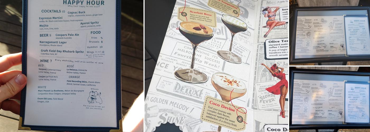 Isla & Co - Williamsburg Menu