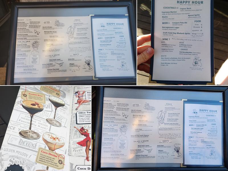 Isla & Co - Williamsburg Menu