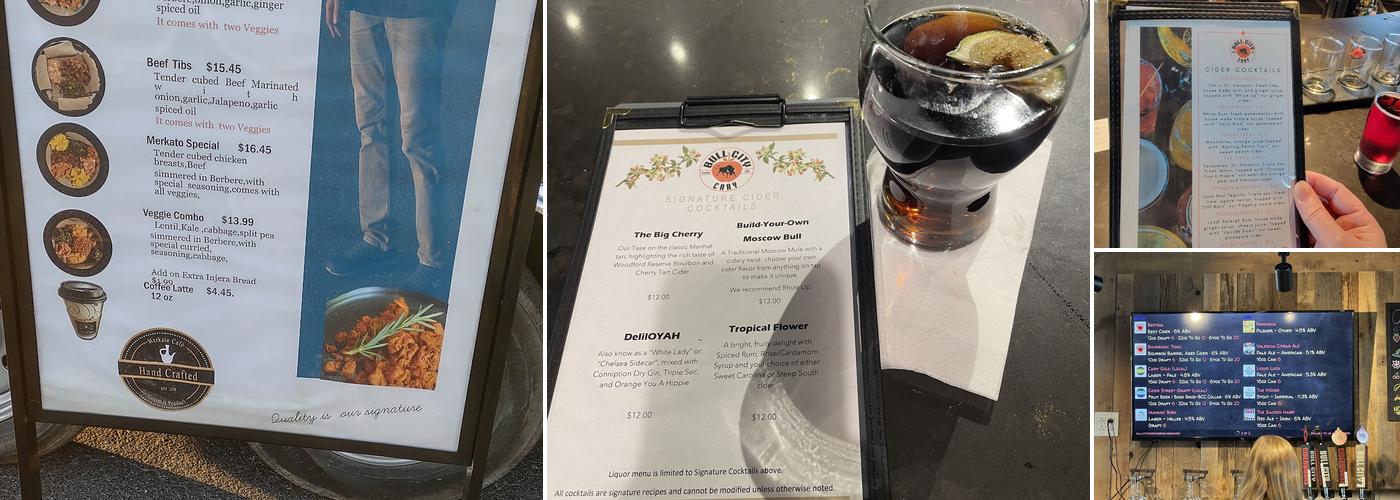 Bull City Ciderworks Cary Menu