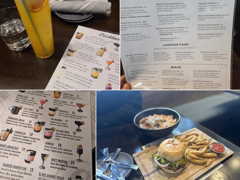 Charred Hanover Menu