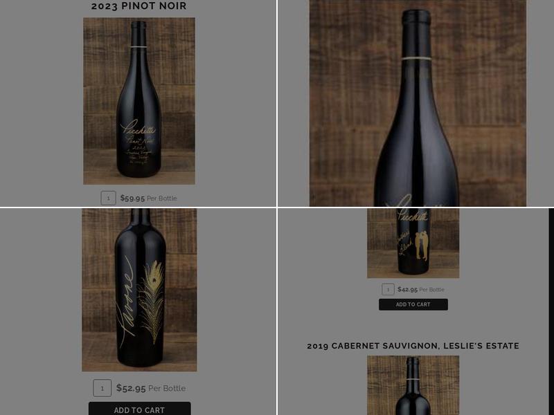 Picchetti Winery Menu