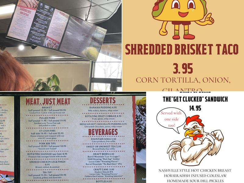 Creekside BBQ Menu