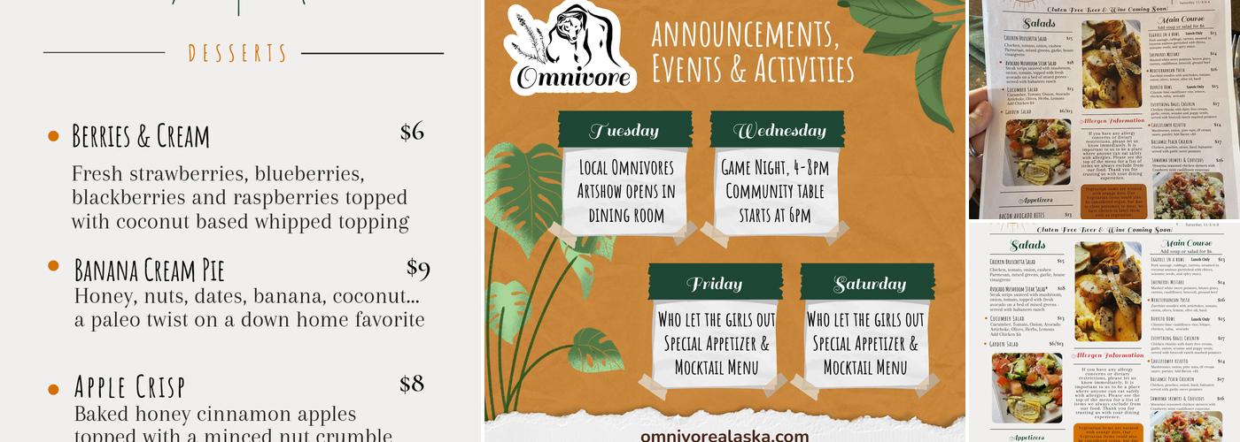 Omnivore Menu