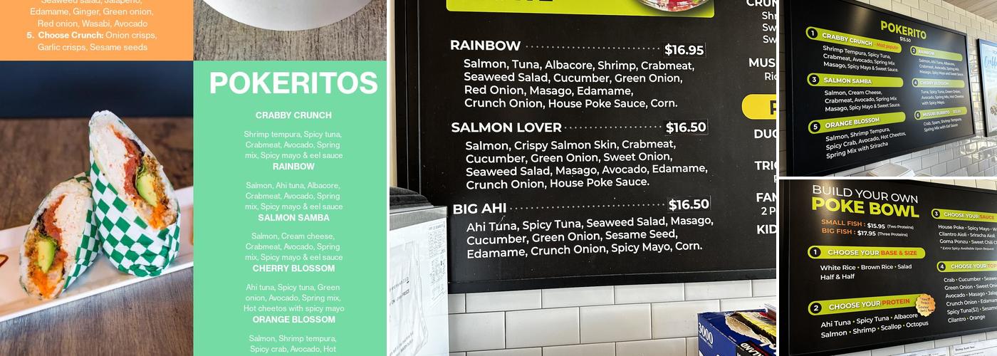 Pokeport Caloaks Menu