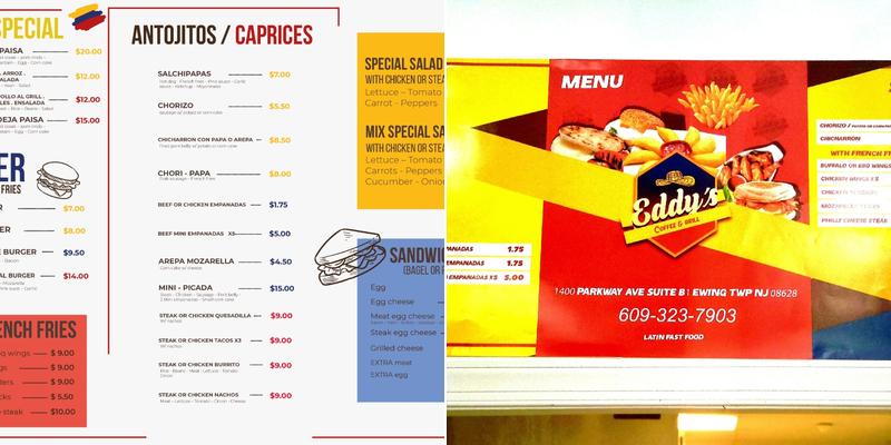 EDDY'S COFFEE & GRILL Menu