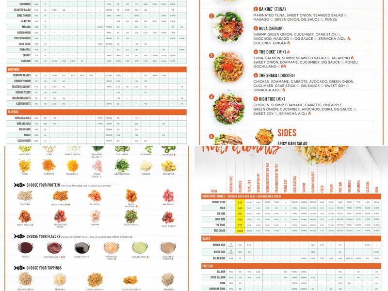 Poke Bros. Menu