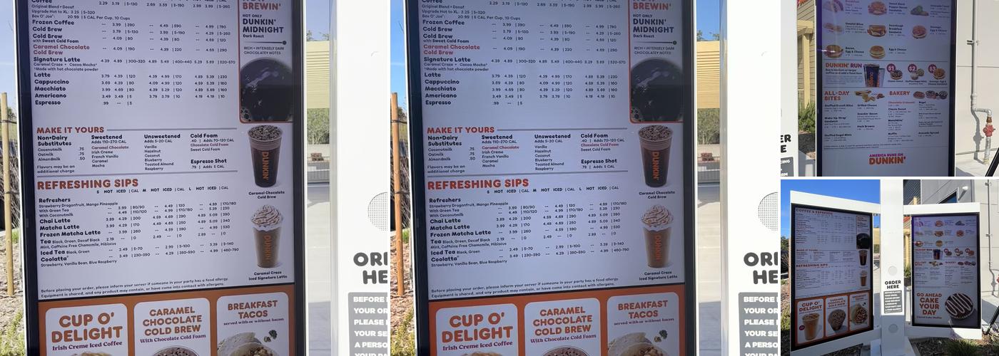 Dunkin' Menu