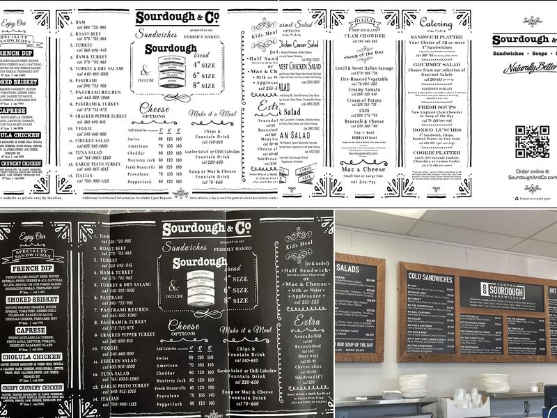 Sourdough & Co Menu