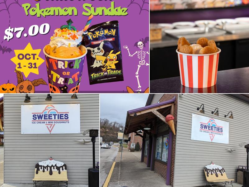 Sweeties Ice Cream and mini doughnuts