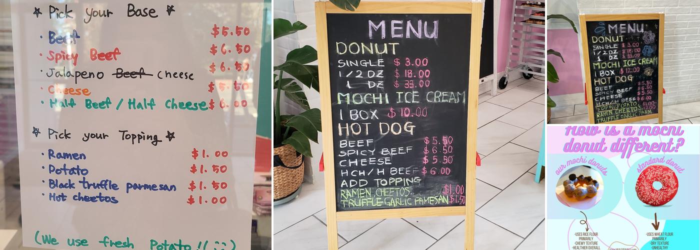 MOCHIMOLY Menu