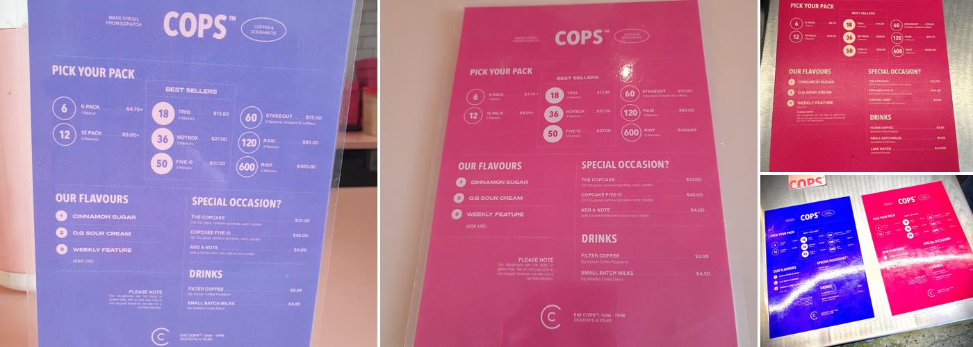 COPS Menu